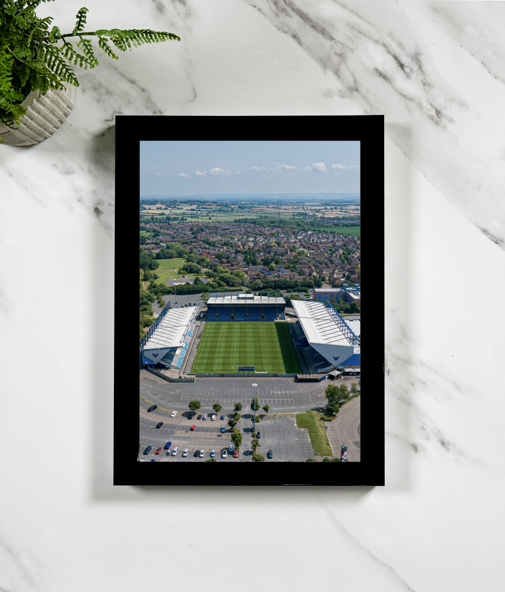 Oxford United Football Club Drone Print