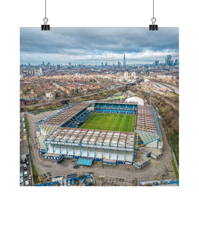 Millwall Football Club Drone Photography Print