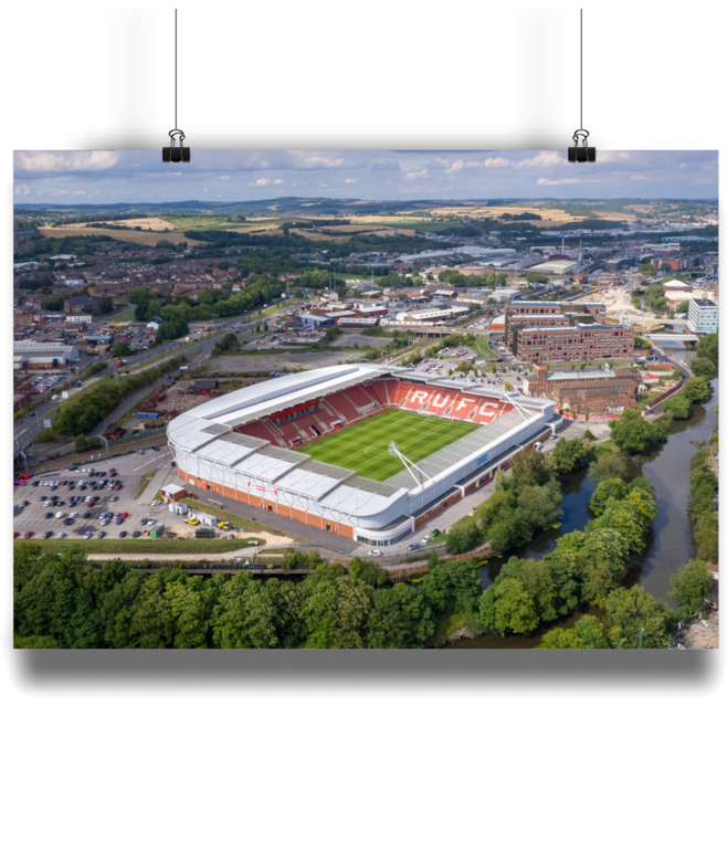 Rotherham United Football Club Wall Art Print