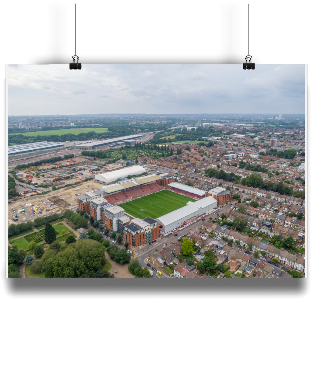 Drone View Print Of Brisbane Road, Home Of Leyton Orient Football Club