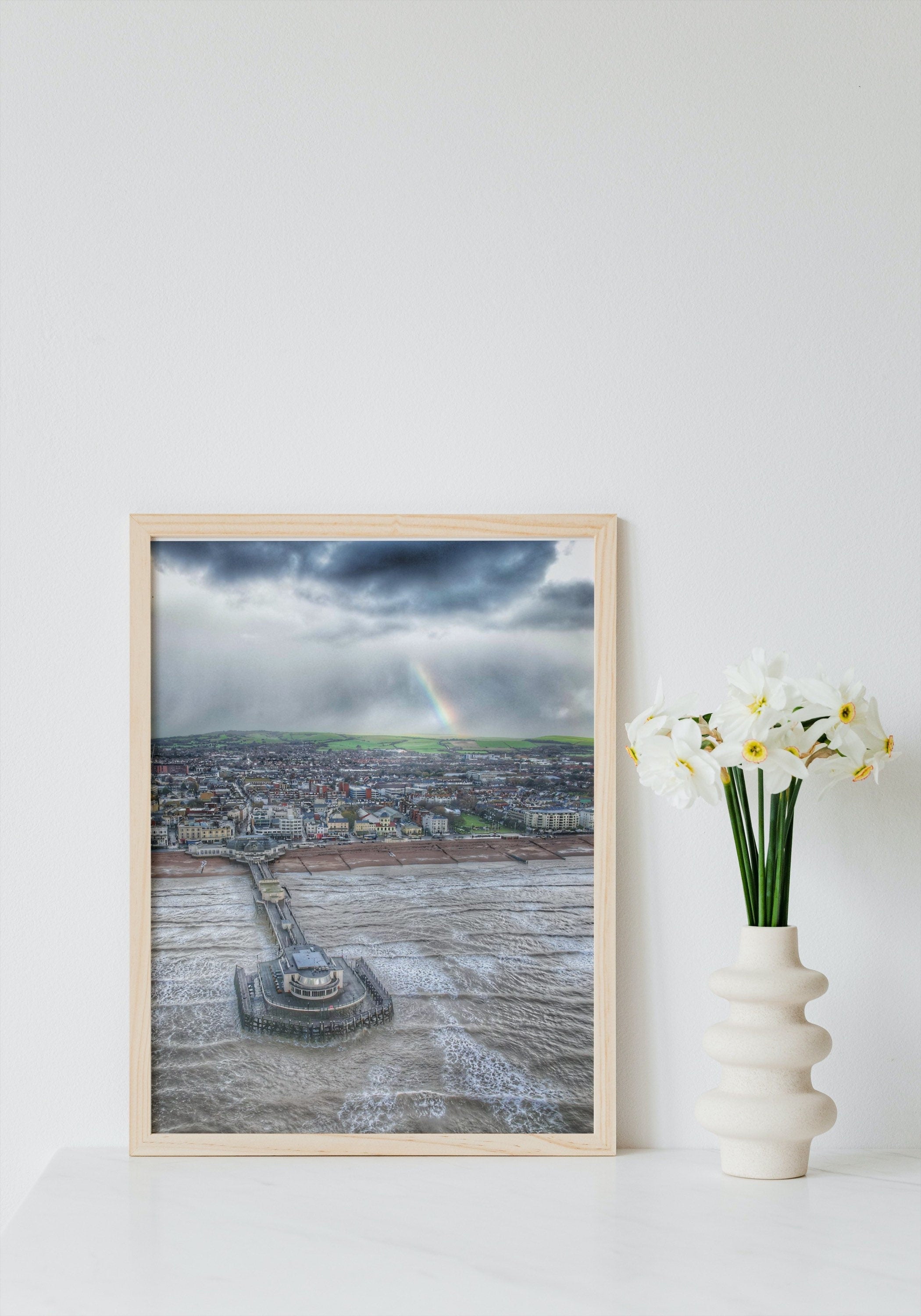Worthing Beach & Pier Epic Drone Print