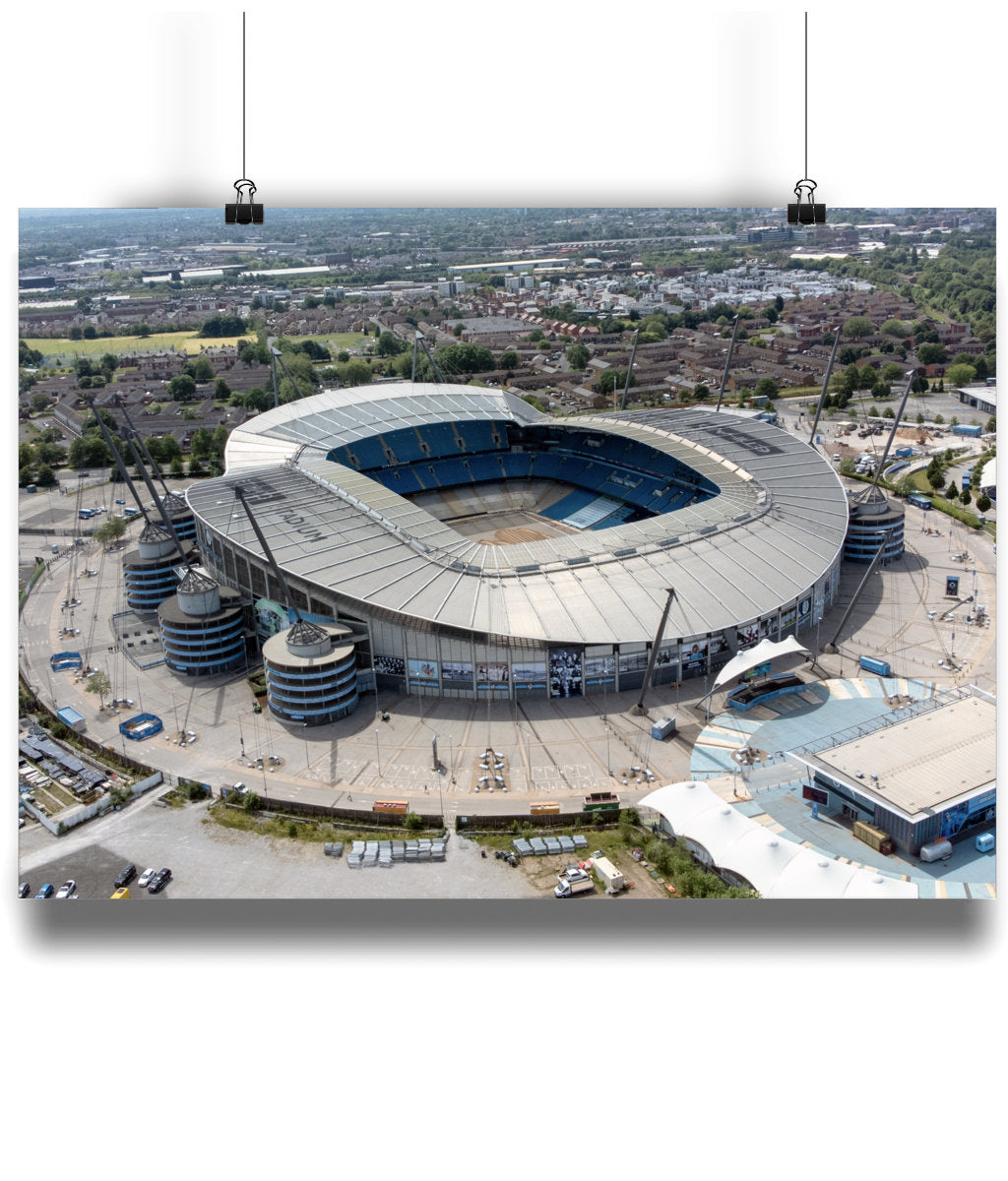 Manchester City Wall Art Landscape Matte Art Print