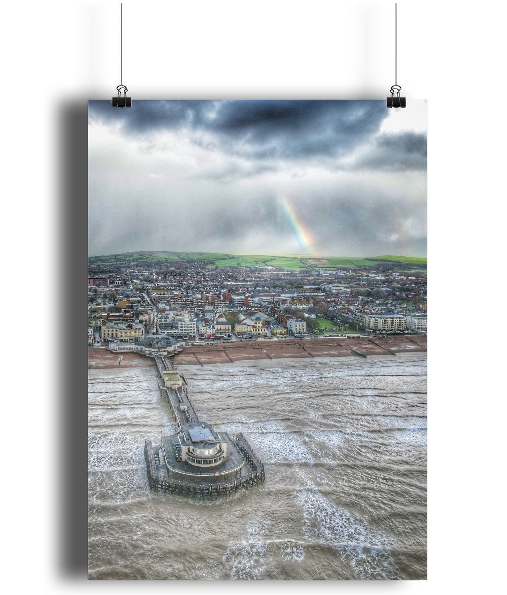 Worthing Beach & Pier Epic Drone Print
