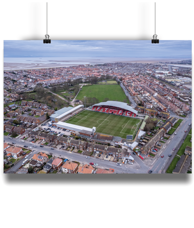 Fleetwood Football Club Wall Art Drone Photography Print