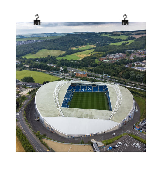 American Express Community Stadium, Home of Brighton & Hove Albion Football Club, Photography by High Flying Drone Shots 